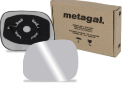 LENTE DO RETROVISOR COM BASE METALIZADO LADO DIREITO METAGAL RTXM14
