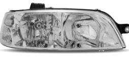 FAROL DUPLO H7/H1 CARCACA PRETA LADO DIREITO