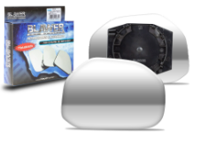 LENTE DO RETROVISOR COM BASE LADO DIREITO METALIZADO PLANO BLAWER 97116