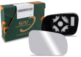 LENTE DO RETROVISOR COM BASE METALIZADO LD SPJ FICOSA EB872