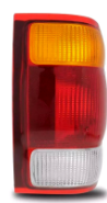 LANTERNA TRASEIRA FORD ACRILICA TRICOLOR LADO DIREITO FITAM 31166D