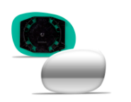 LENTE DO RETROVISOR COM BASE ESPELHADO LADO ESQUERDO BLAWER 7507