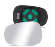 LENTE DO RETROVISOR COM BASE ESPELHADO LADO DIREITO BLAWER 7500